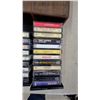 Image 2 : Two Wood Cassette Storage Cabinets with Assorted Music Cassettes most rock