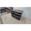 Image 8 : Two Wood Cassette Storage Cabinets with Assorted Music Cassettes most rock