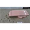 Image 2 : RCA Victor Pink Clock Radio and Power Cord, Model 224