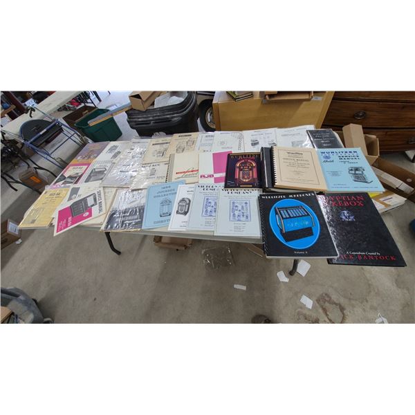 Jukebox Service and Parts Manuals: Wurlitzer, Rock-Ola, Seeburg, AMI, Janiel