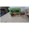 Image 2 : Vintage Marx Tin Litho Barn and Farm Building, Box of Farm Animals, Fences