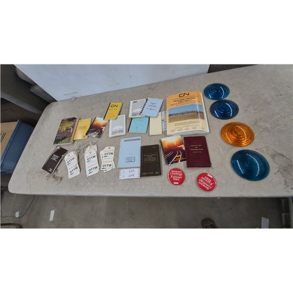 CN and VIA Rail Memorabilia: Time Tables, Safety Rules, and More