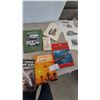 Image 3 : Collection of Books and Prints: "Hot Rod How-To," "Hell's Angel," "International Airport,"