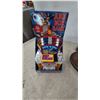 Image 2 : Juke Box Bank, Red Sports Car Lamp, Framed Art, and Model Car Kit