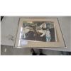 Image 1 : Framed Print of a Boy and Carousel Horse 22”×30”