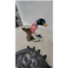 Image 4 : Assorted Decorative Items: Bear Paw Ashtray, Ceramic Duck Planter, Carved Wood Grape Panel