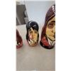 Image 3 : The Beatles Russian Nesting Dolls, 5-Piece Set: John Lennon, Paul McCartney, George Harrison, Ringo
