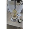 Image 3 : Vintage chrome Table Lamp with clock