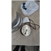 Image 5 : Vintage chrome Table Lamp with clock