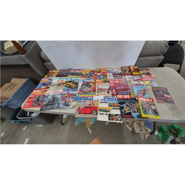 Vintage Hot Rod, Popular Hot Rodding, Rod and Custom, and Speed and Supercar Magazines