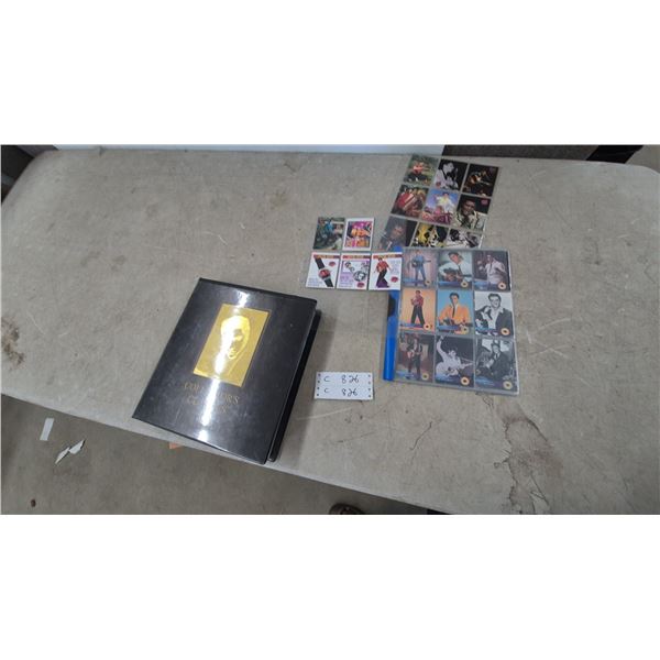 Elvis Presley Collector's Classics Library and Special Edition Binder with Trading Cards and Stamps