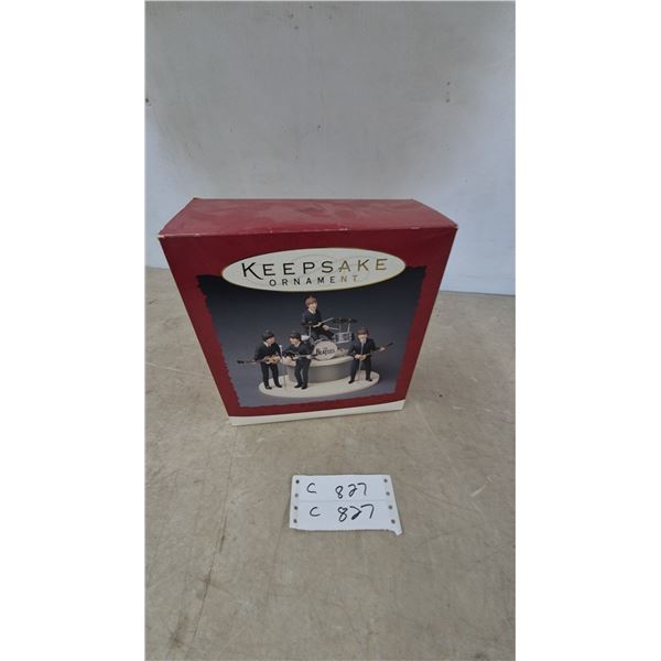 Hallmark Keepsake Ornament The Beatles "Beatlemania" Commemorative Set in Box