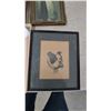 Image 3 : Assorted Framed Art: 2 Fashion Prints, Landscape Watercolor, Bulldog Print