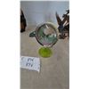 Image 3 : Assorted Decor: Metal Eagle Sculpture, Penguin Figurine, Stone Mask