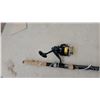 Image 2 : Fishing Rod and Reel, White Padded Mitt, and Paper Label
