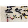 Image 4 : Assorted Clamps: 2 Bar Clamps, 3” Spring Clamps, Metal Clamp and Small Spring Clamps