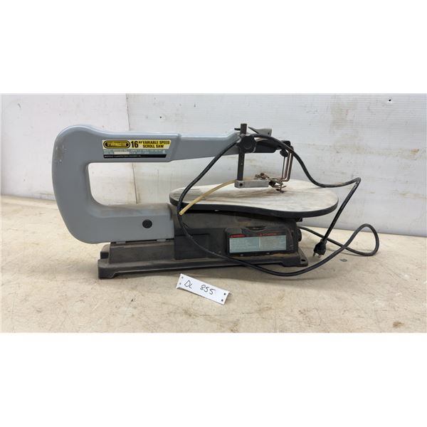 TradeMaster 16” Variable Speed Scroll Saw, Model PR23102, 400-1600 SPM, 120V