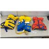 Image 1 : Garmin LiveBuoy-Boy, Fluid Challenger, and Unbranded Children's Personal Flotation Devices, Lot of