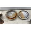 Image 3 : Vintage 1970’s Ford F150 V8 Parts, Mercury Hubcaps, Autolite Alternator, Engine Mounts, License