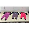 Image 1 : Three New FXR Race Division Long-Sleeve Onesie, Sz 6 - 12 Months