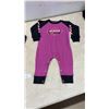 Image 2 : New FXR Racing Infant Onesies in Purple, Blue, and Magenta, Quantity 3