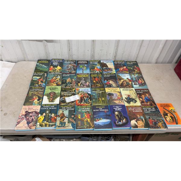 Collection of Hard Cover Hardy Boys Books