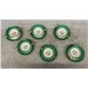 Image 2 : 6 Aynsley Bone China Cream Soups with Under-plates, “Hatfield” Pattern