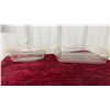 Image 3 : Vintage Clear Glass Bakeware with Lidded Oval Casserole, Chrome Cradle and More - OvenBake