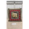 Image 1 : Embroidered Middle Eastern Throw Pillow in Elephant Motif