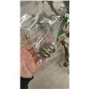 Image 5 : Vintage Centrepiece Metal Chandelier Light Fixture with Candle and Crystal Motifs