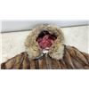 Image 7 : Vintage Fur Jacket with Hood, Sz S-M. Lining is worn / Torn