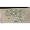 Image 7 : Vintage Silver Overlay Glass Serving Set, Anchor Hocking Ripple Relish Dishes, Plates, Creamer