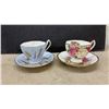 Image 10 : Vintage English Bone China Teacups and Saucers Including Royal Winton, Royal Albert, Staffordshire