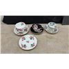 Image 12 : Vintage English Bone China Teacups and Saucers Including Royal Winton, Royal Albert, Staffordshire