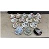 Image 1 : Vintage English Bone China Teacups and Saucers Including Royal Winton, Royal Albert, Staffordshire