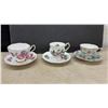 Image 8 : Vintage English Bone China Teacups and Saucers Including Royal Winton, Royal Albert, Staffordshire