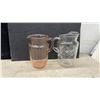 Image 9 : Assorted Vases, Pitchers, and Bowls, including Copper, Brass, and Glassware