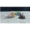 Image 4 : Ceramic Giraffe Figurines, Delft, Frog Decor, Scottie Dog, Occupied Japan Donkey Cart