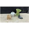 Image 9 : Ceramic Giraffe Figurines, Delft, Frog Decor, Scottie Dog, Occupied Japan Donkey Cart