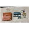 Image 9 : Vintage Decorative Tins, Minerva Chocolates Butterfly Box, Crown Royal Bag, Sewing Tool