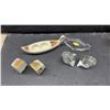 Image 7 : Vintage Salt and Pepper Shakers, Chrome Trays, Hip Flask, Seetusee Mayfair Bowl