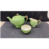 Image 6 : Wade Heath Pottery 3 Pieces, Royal Winton Teapot with Creamer, Sugar Bowl