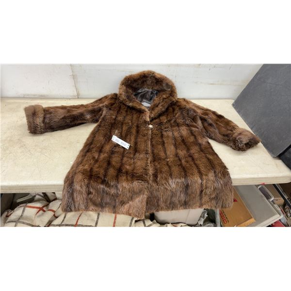 Fur Jacket, Size Medium