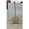 Image 1 : Medalta Potteries Ltd. 3 Gallon Imperial Stoneware Butter Churn with Wooden Dasher