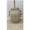 Image 4 : Medalta Potteries Ltd. 3 Gallon Imperial Stoneware Butter Churn with Wooden Dasher