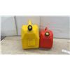Image 3 : 5.3 Gallon/20L Diesel Fuel Can and Red 10L Gasoline Can with Safety Spouts