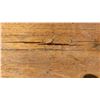 Image 10 : 17ft Cedar Canoe with Two Woven Blue Seats (Has a Hole in it)