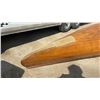 Image 11 : 17ft Cedar Canoe with Two Woven Blue Seats (Has a Hole in it)