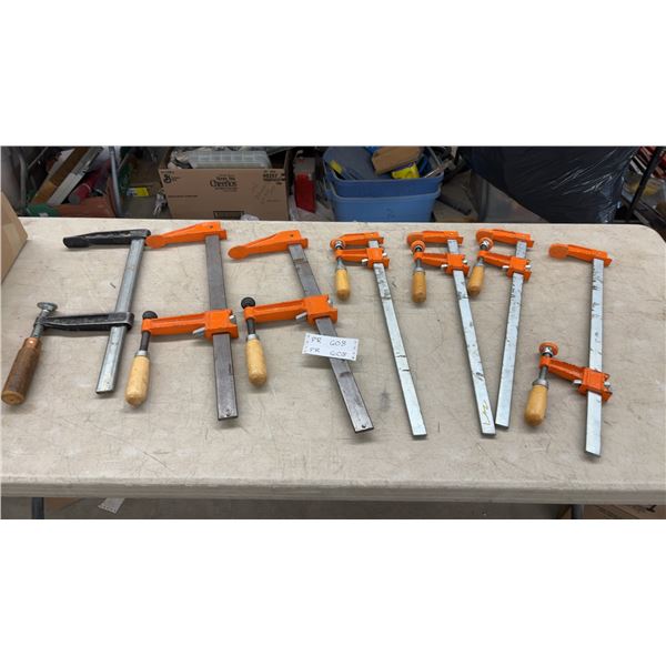 7 Assorted Bar Clamps