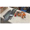 Image 1 : Assorted Pipe Clamps and Threaded Pipe Pieces